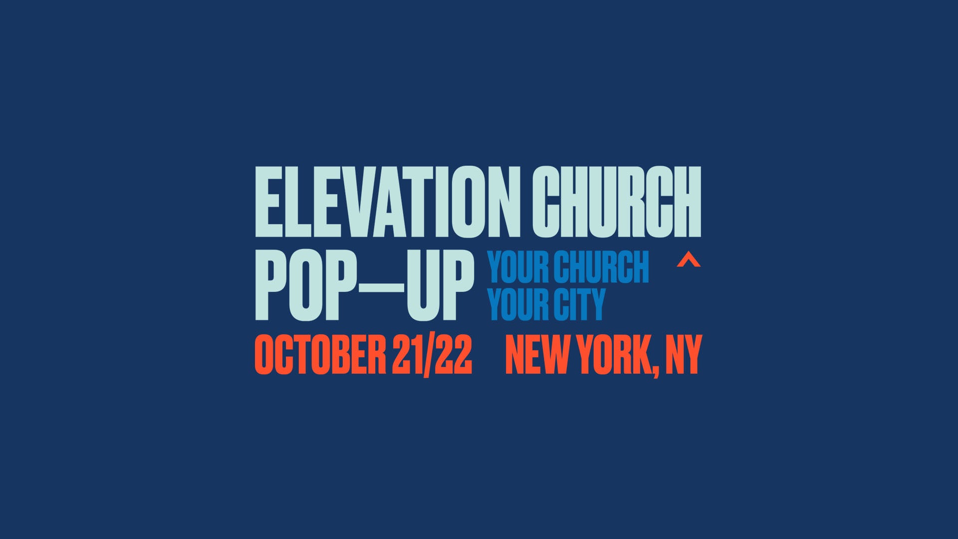 Elevation Church Pop — Up New York
